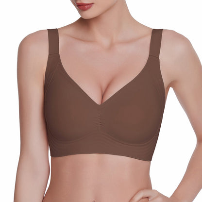 VRCÔMFY Women Wirefree Bras Full Coverage No Underwire Everyday Bras（OZB)