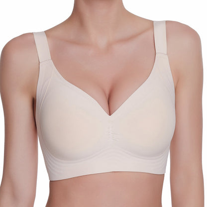 VRCÔMFY Women Wirefree Bras Full Coverage No Underwire Everyday Bras（OZB)