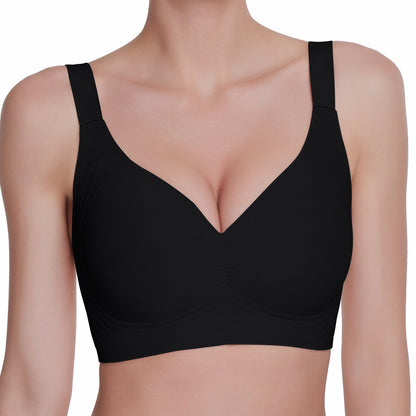 VRCÔMFY Women Wirefree Bras Full Coverage No Underwire Everyday Bras（OZB)